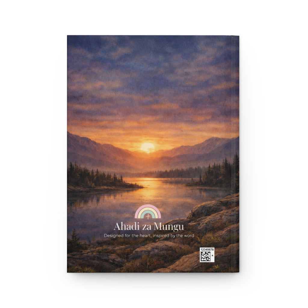I Am Fulfilled Hardcover Journal — Psalm 37:4 Christian Scripture Notebook | Matte Faith Journal