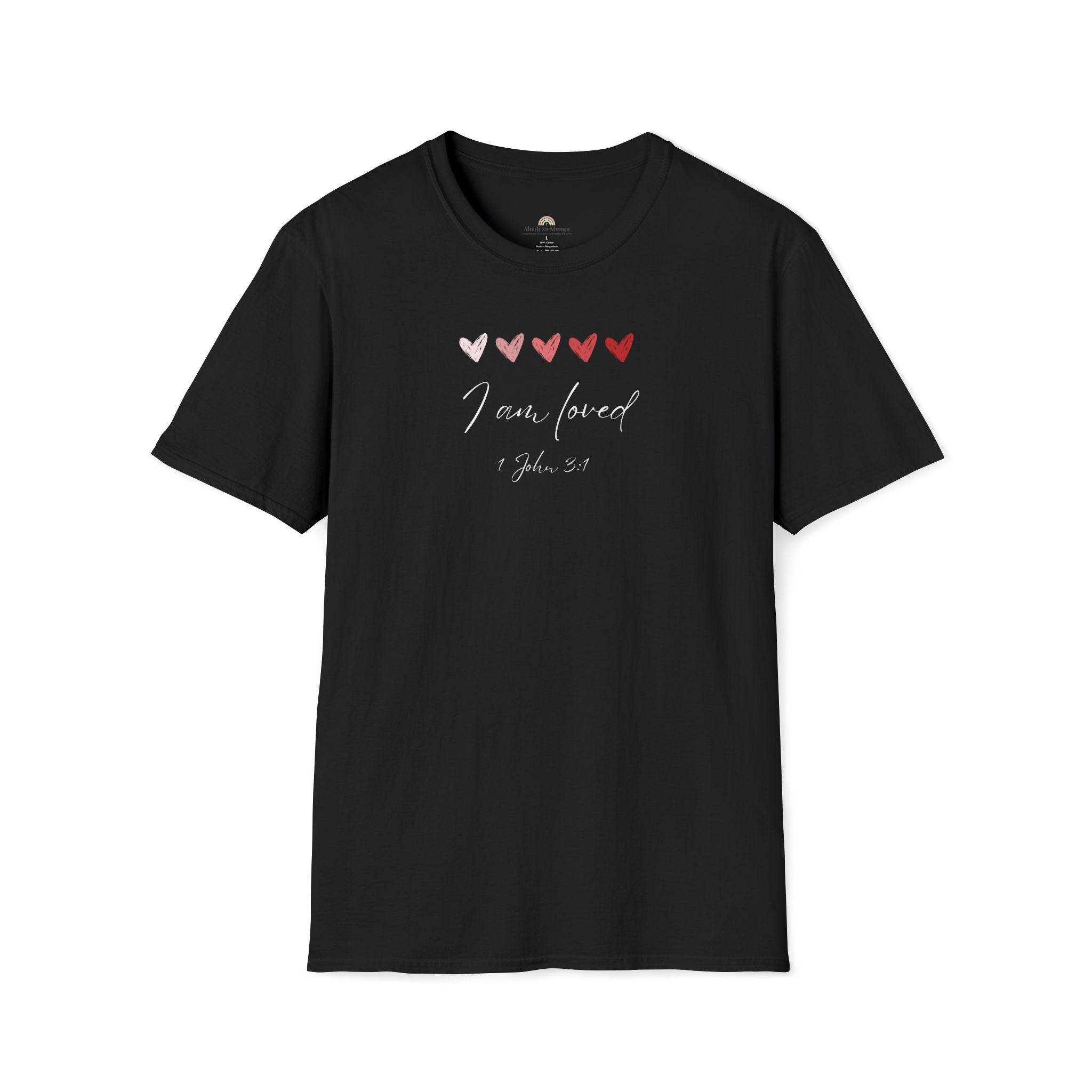 I Am Loved T-Shirt – 1 John 3:1 Christian Scripture Tee | Faith-Based Inspirational Shirt