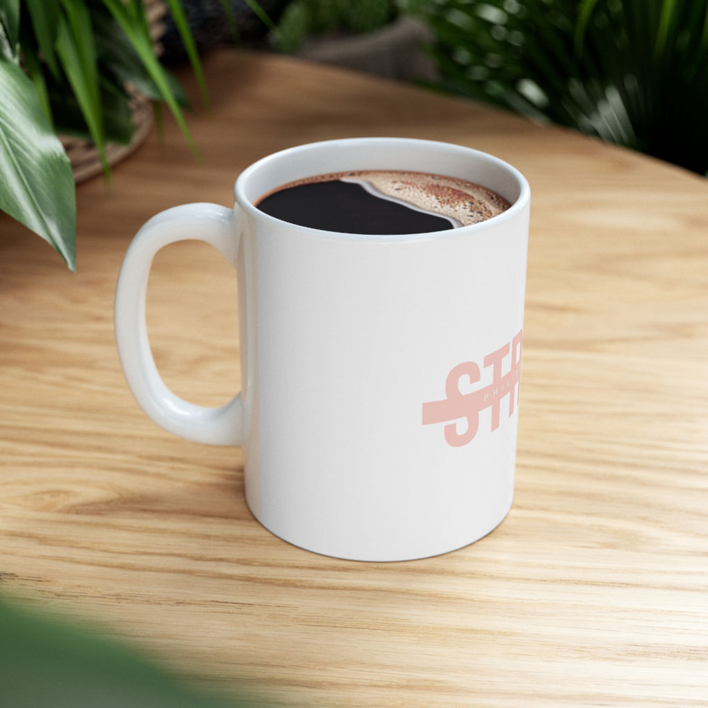 I Am Strong Ceramic Mug – Christian Scripture Coffee Cup (Philippians 4:13) | Faith Inspirational Mug (11oz/15oz)
