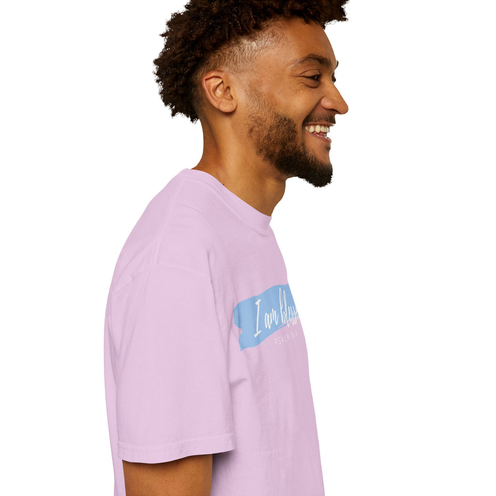 I Am Blessed Christian T-Shirt — Psalm 84:4 Scripture Tee | Garment-Dyed Faith Shirt