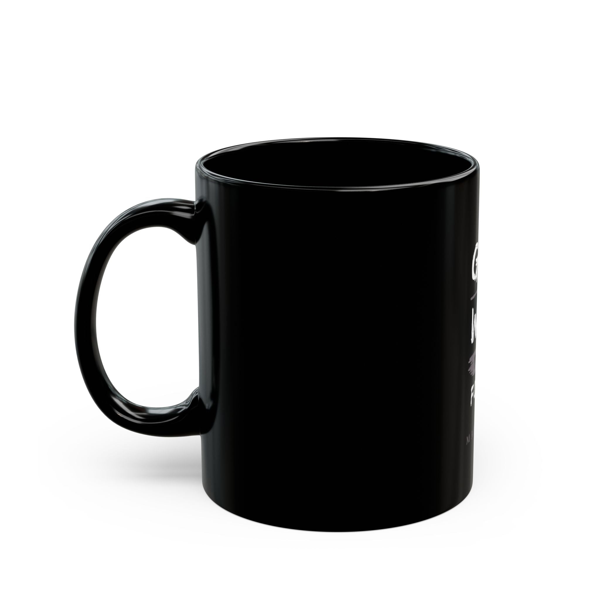God Will Provide Christian Black Mug – Mark 11:24 Faith Coffee Cup (11oz & 15oz)