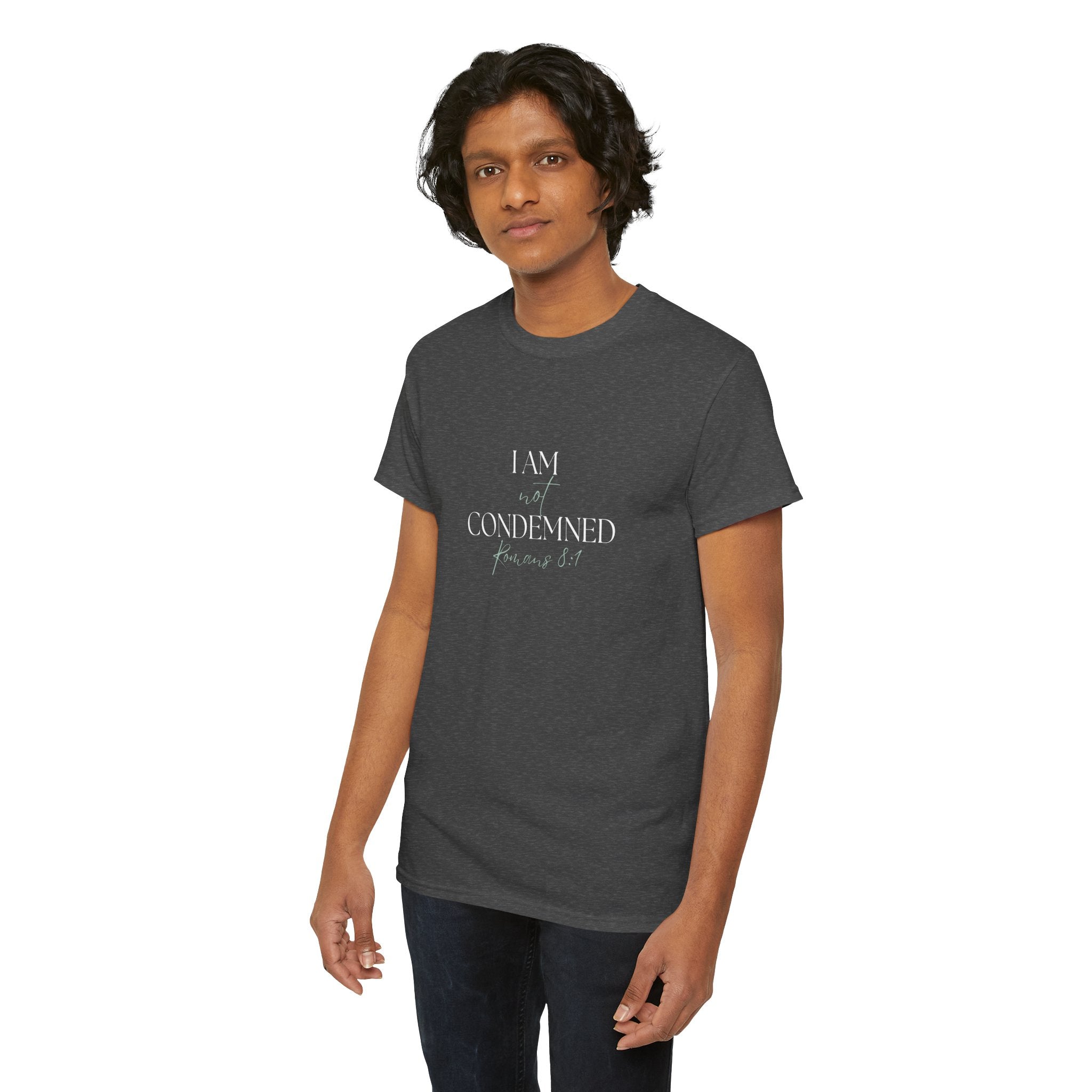 I Am Not Condemned T-Shirt – Christian Tee (Romans 8:1 Scripture) | Faith Apparel for Men & Women