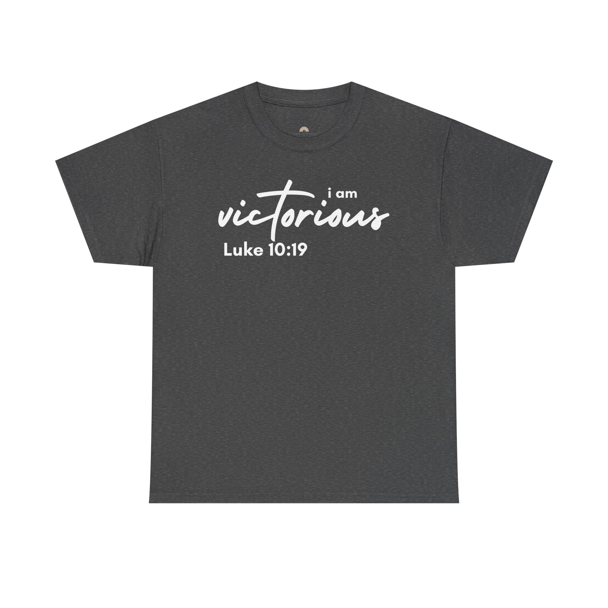 I Am Victorious Christian T-Shirt – Luke 10:19 Scripture Tee | Faith-Based Apparel