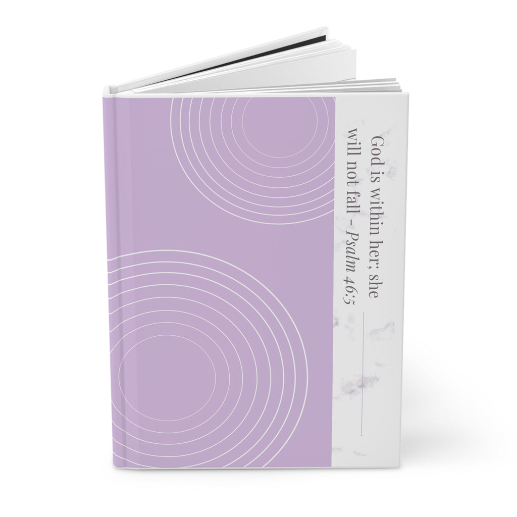 God Is Within Her Journal — Psalm 46:5 Christian Hardcover Prayer Journal for Women | Faith-Based Notebook