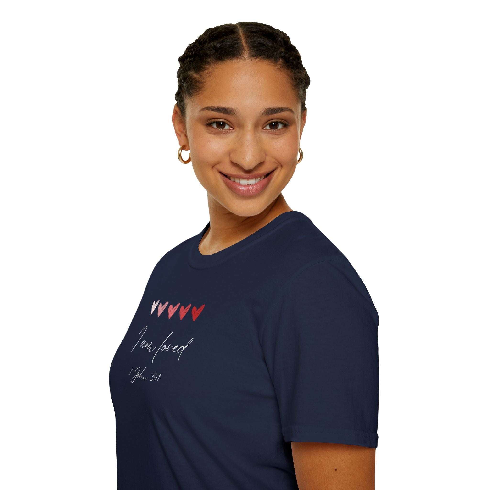 I Am Loved T-Shirt – 1 John 3:1 Christian Scripture Tee | Faith-Based Inspirational Shirt