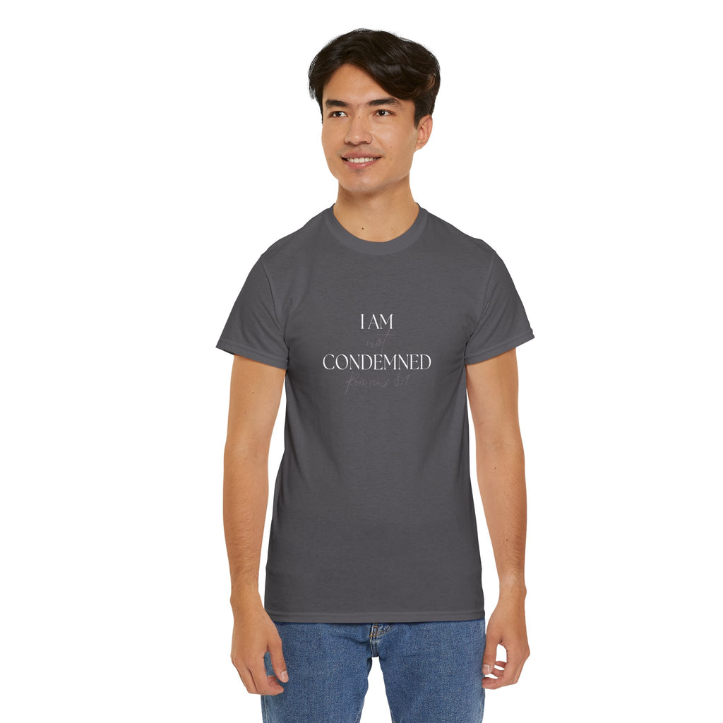 I Am Not Condemned T-Shirt – Christian Tee (Romans 8:1 Scripture) | Faith Apparel for Men & Women