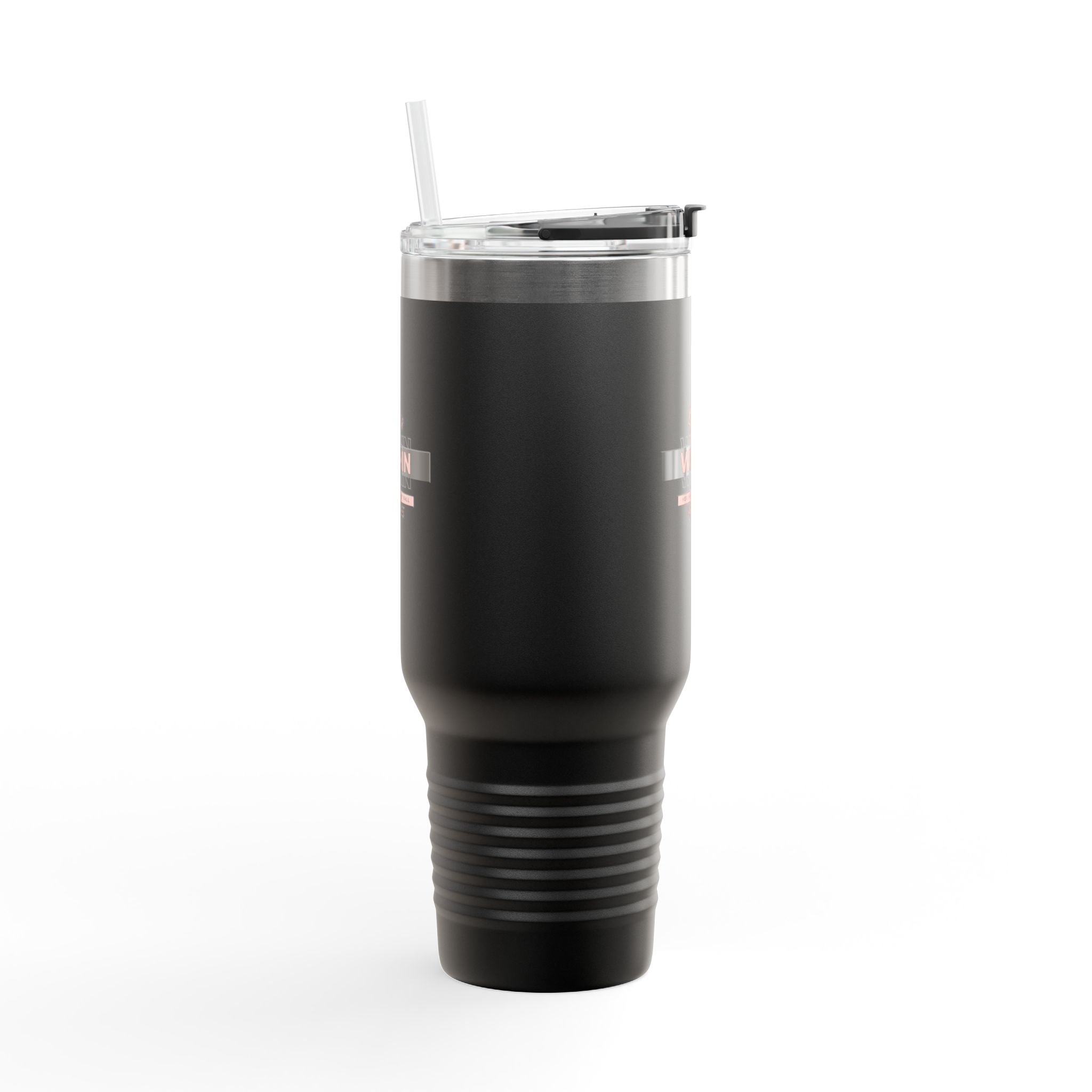 God Is Within Her Insulated Travel Mug — Psalm 46:5 Christian Tumbler with Handle